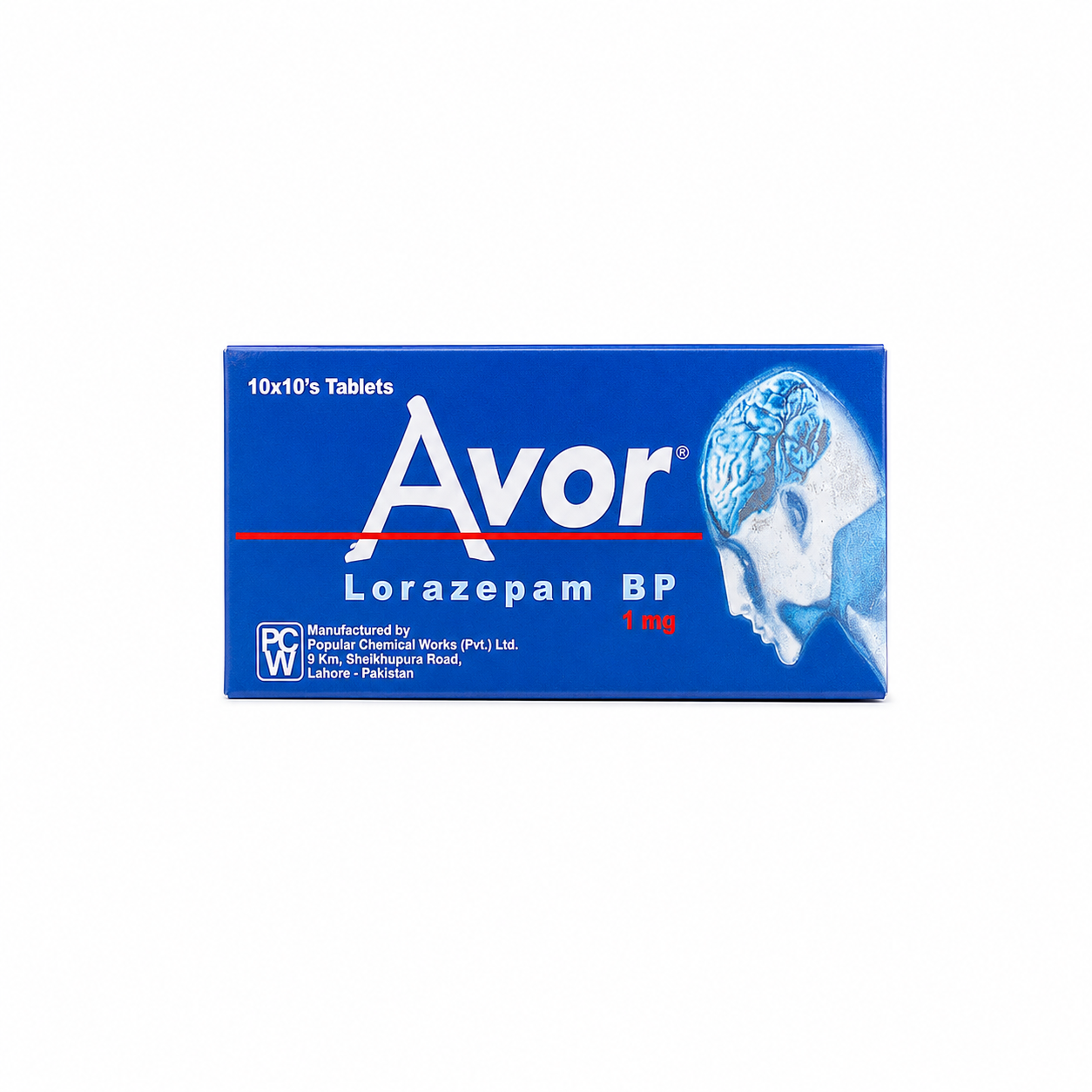 Avor 1mg Tablets Lorazepam 1mg