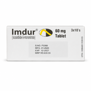 Imdur 60mg Tablets Isosorbide Mononitrate 60mg